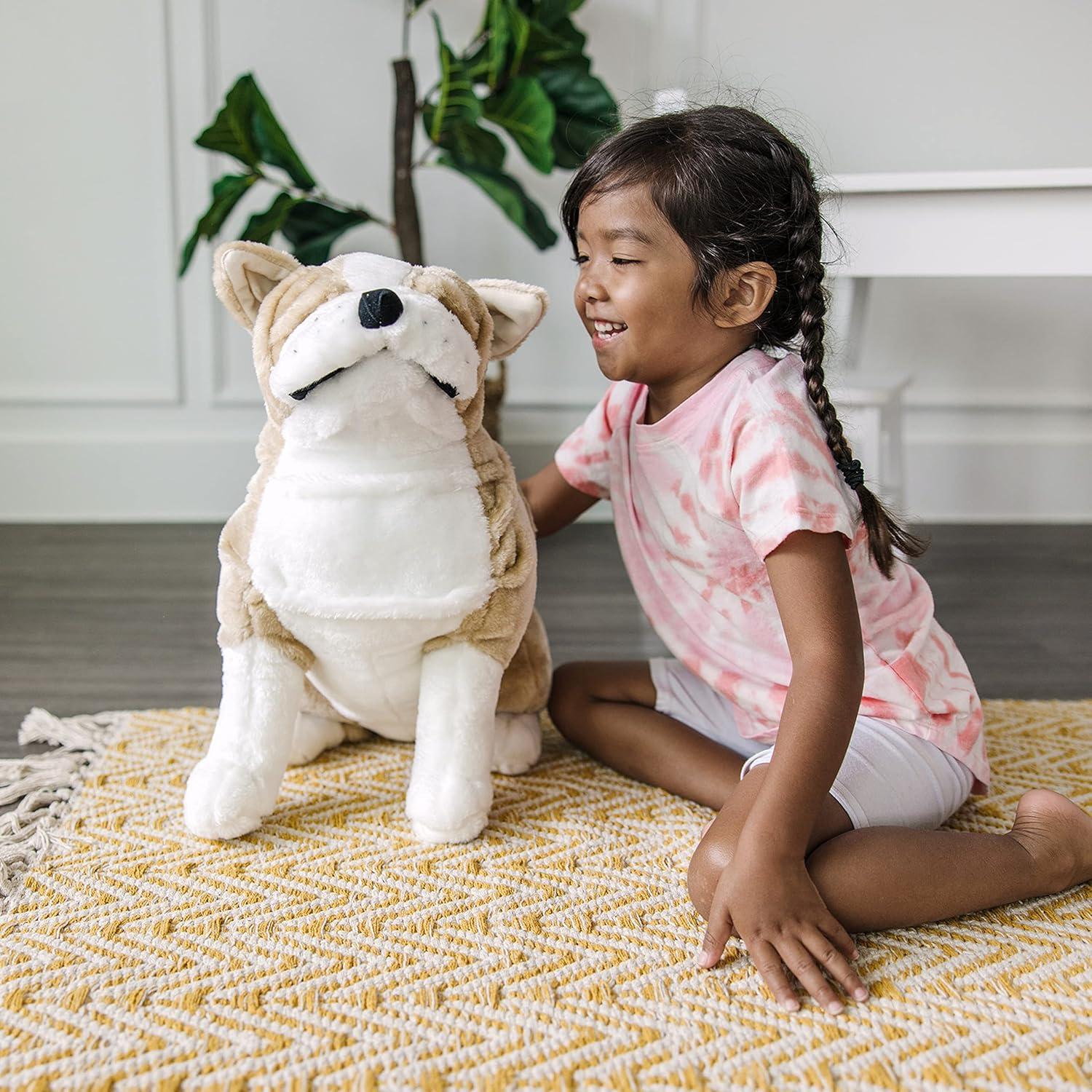 imageMelissa ampamp Doug Giant English Bulldog  Lifelike Stuffed Animal Nearly 2 feet TallEnglish Bulldog