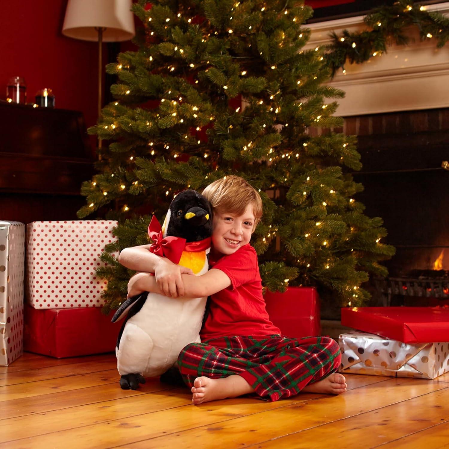 imageMelissa ampamp Doug Giant Penguin  Lifelike Stuffed Animal Nearly 2 feet TallEnglish Only