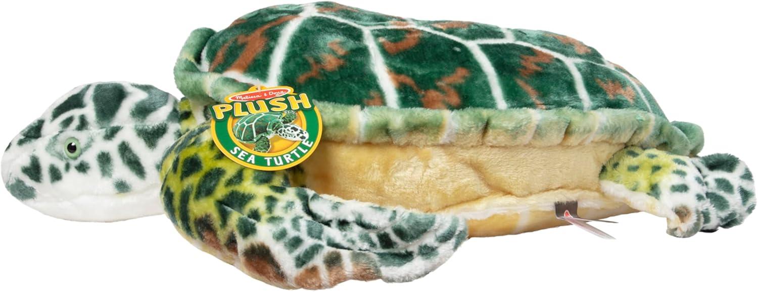 imageMelissa ampamp Doug Giant Sea Turtle  Lifelike Stuffed Animal Nearly 3 feet Long