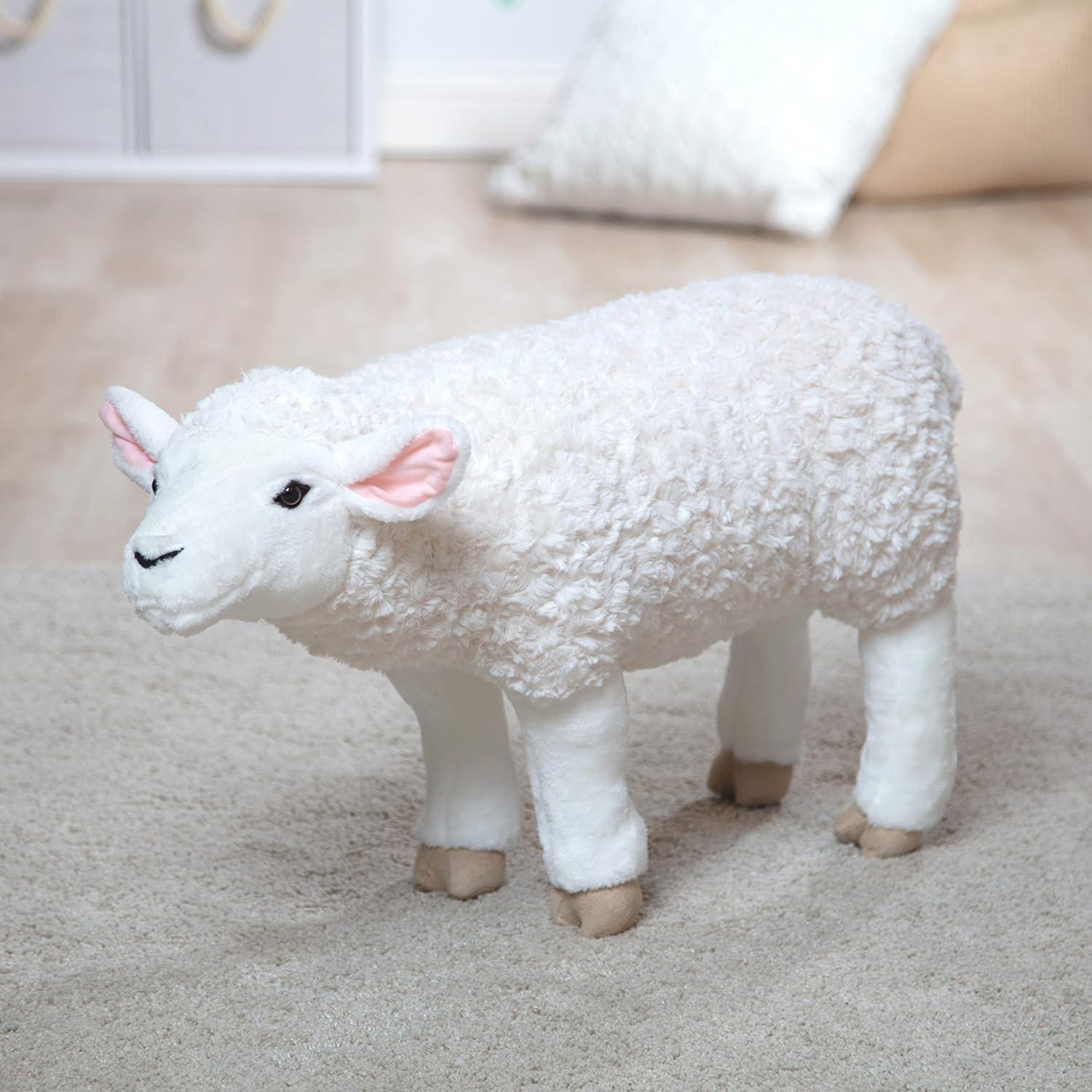 imageMelissa ampamp Doug Giant Sheep  Lifelike Stuffed Animal Nearly 2 feet Tall