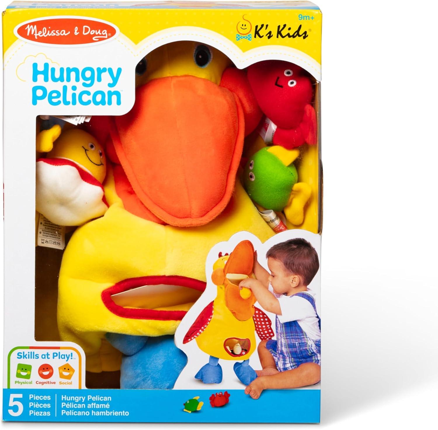 imageMelissa ampamp Doug Ks Kids Hungry Pelican Soft Baby Educational Toykids toy
