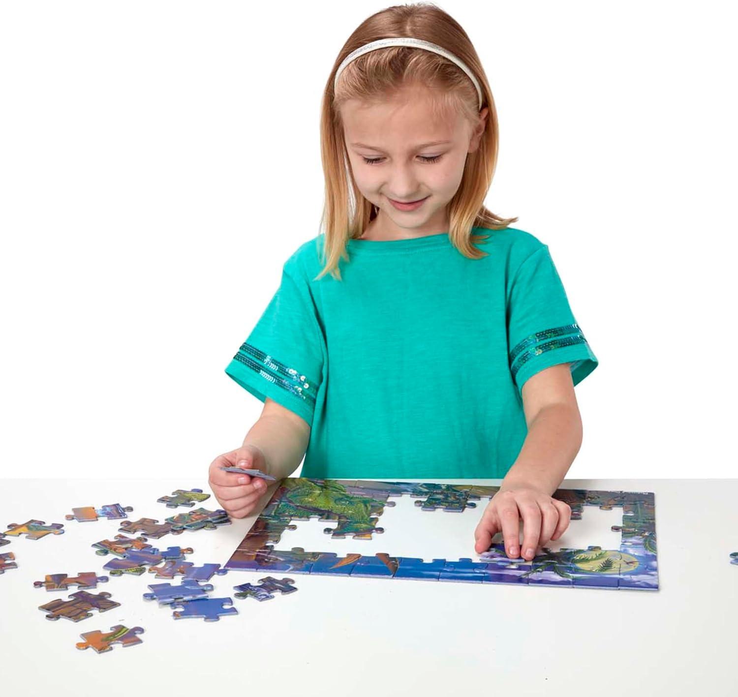 imageMelissa ampamp Doug Land of Dinosaurs Jigsaw Puzzle 60 pcs