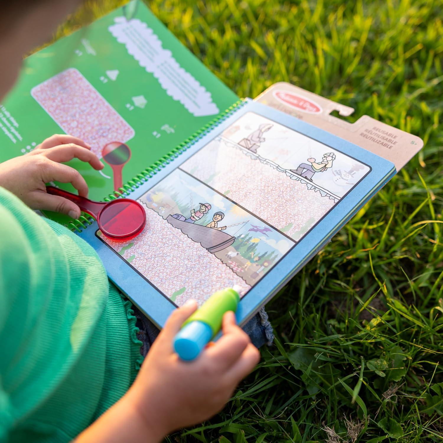 imageMelissa ampamp Doug Lets Explore Water Wow Outdoor Adventure Deluxe WaterReveal Pad  Reusable On The Go Travel Activitykids