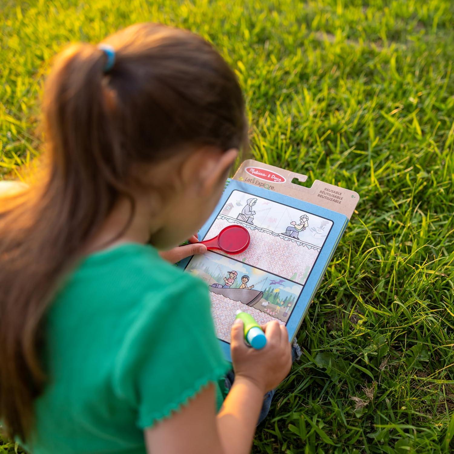 imageMelissa ampamp Doug Lets Explore Water Wow Outdoor Adventure Deluxe WaterReveal Pad  Reusable On The Go Travel Activitykids