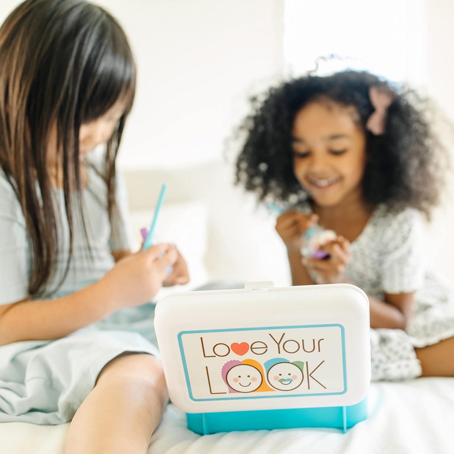 imageMelissa ampamp Doug Love Your Look Pretend Makeup Kit Play Set  16 Pieces for MessFree Pretend Play Does NOT Contain Real CosmeticsPretend Makeup Kit