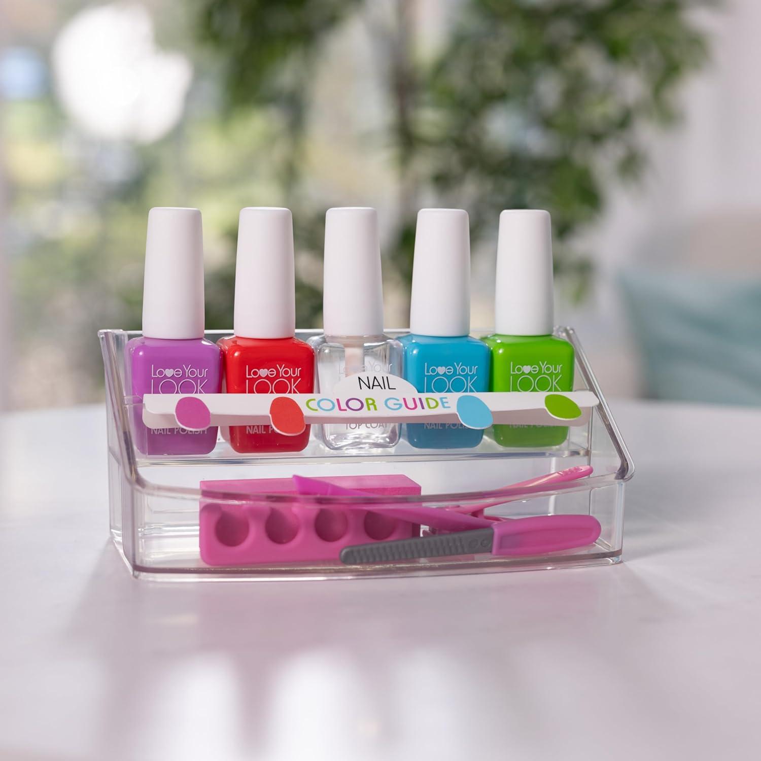 imageMelissa ampamp Doug Love Your Look Pretend Makeup Kit Play Set  16 Pieces for MessFree Pretend Play Does NOT Contain Real CosmeticsPretend Nail Care Kit