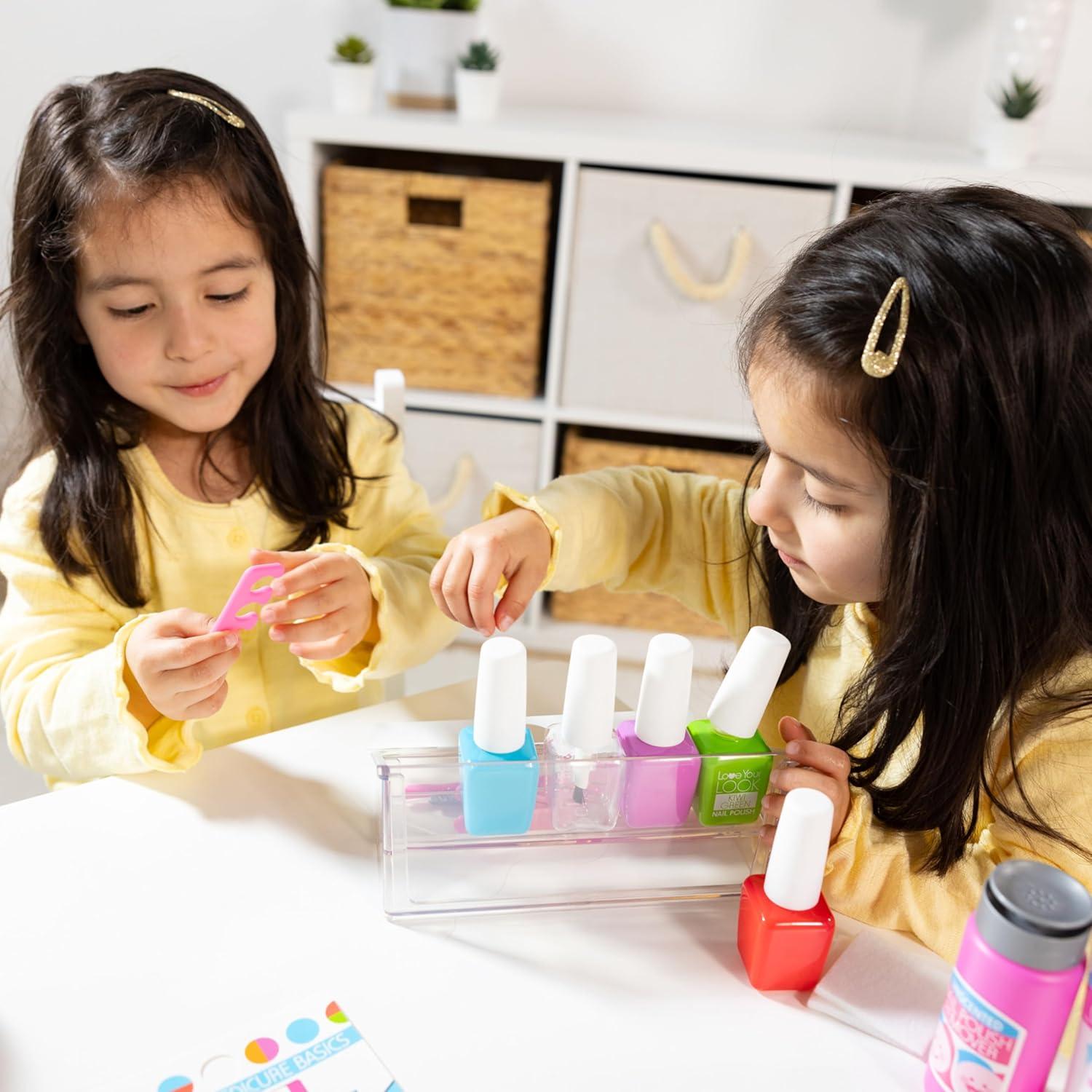 imageMelissa ampamp Doug Love Your Look Pretend Makeup Kit Play Set  16 Pieces for MessFree Pretend Play Does NOT Contain Real CosmeticsPretend Nail Care Kit