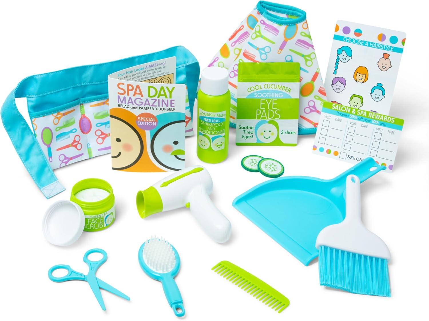 imageMelissa ampamp Doug Love Your Look Pretend Makeup Kit Play Set  16 Pieces for MessFree Pretend Play Does NOT Contain Real CosmeticsSalon  Spa