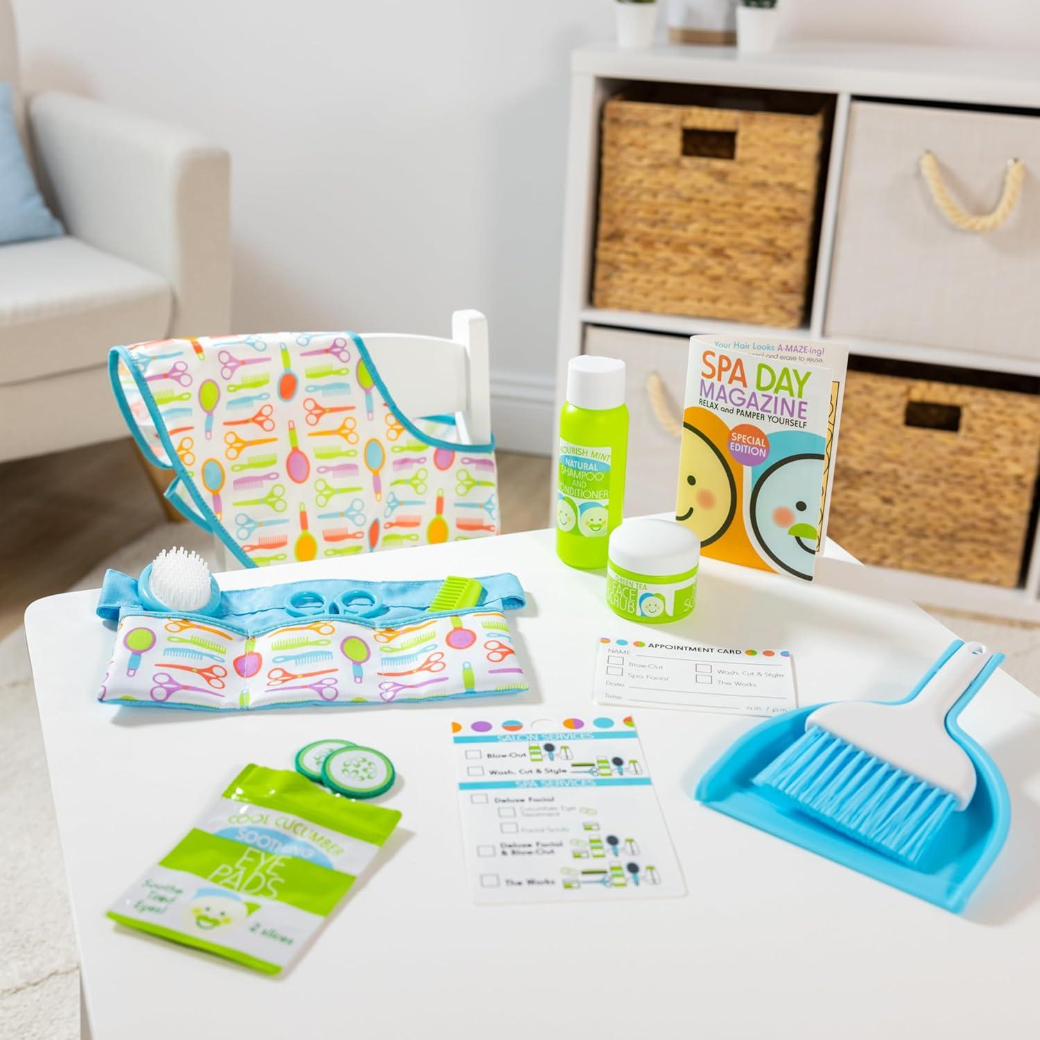 imageMelissa ampamp Doug Love Your Look Pretend Makeup Kit Play Set  16 Pieces for MessFree Pretend Play Does NOT Contain Real CosmeticsSalon  Spa