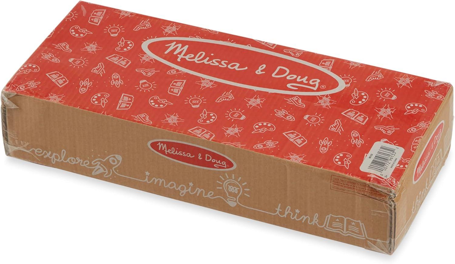 imageMelissa ampamp Doug Mega RaceCar Carrier  Wooden Tractor and Trailer with 6 Unique Race CarsFrustrationFree Packaging
