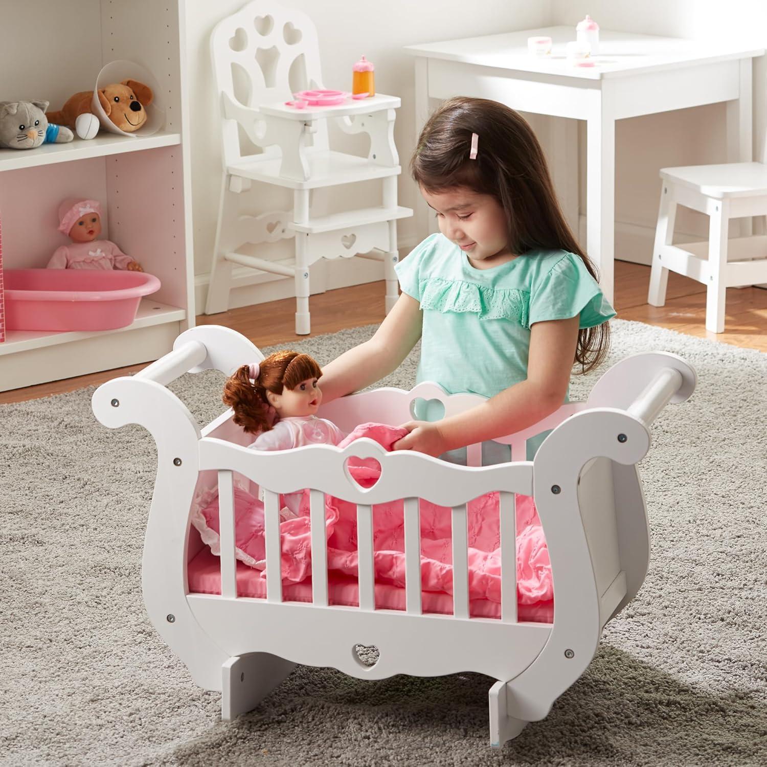imageMelissa ampamp Doug Mine to Love Brianna 12Inch Soft Body Baby Doll with Hair and Outfit12 inches