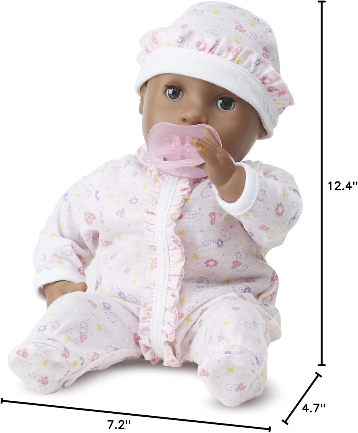 imageMelissa ampamp Doug Mine to Love Gabrielle 12 Poseable Baby Doll with Romper Hat