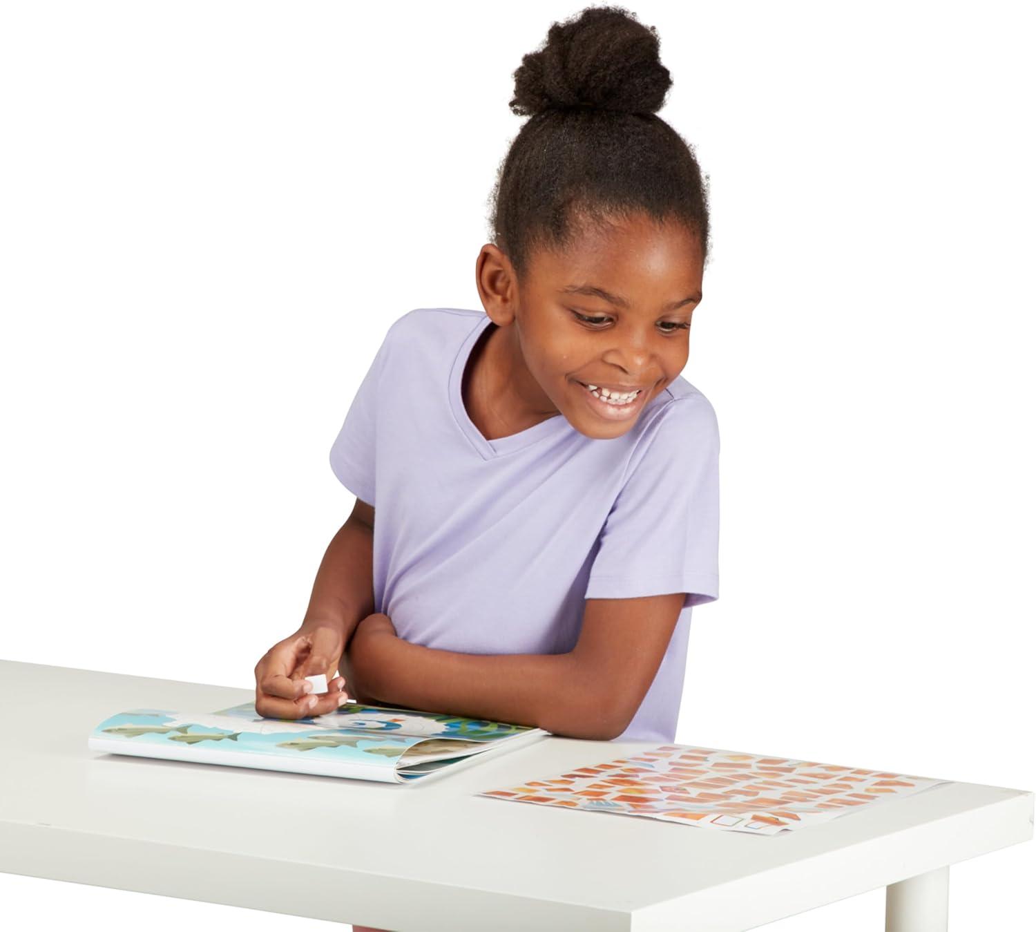 imageMelissa ampamp Doug Mosaic Sticker Pad Safari Animals 12 Color Scenes to Complete with 850 StickersOcean