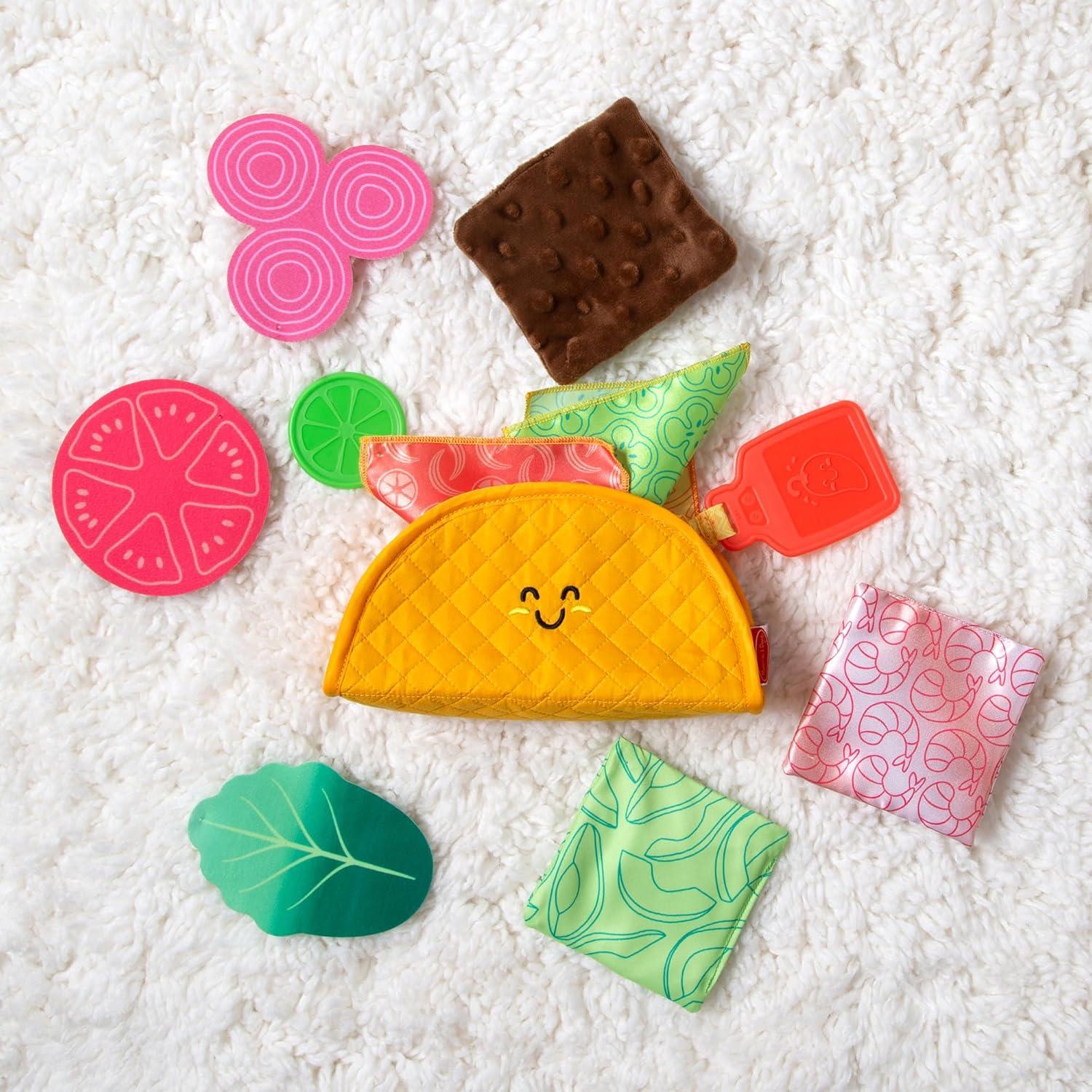 imageMelissa ampamp Doug MultiSensory Soft Taco Fill ampamp Spill Infant Toy  Sensory Toys For Babies Baby Taco Toy Baby Toys For Ages 6 Months And Older