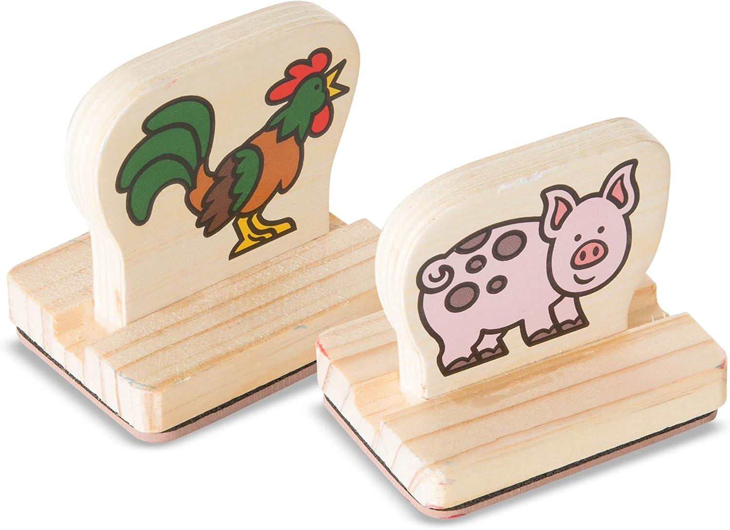 imageMelissa ampamp Doug My First Wooden Stamp Set  Farm Animals