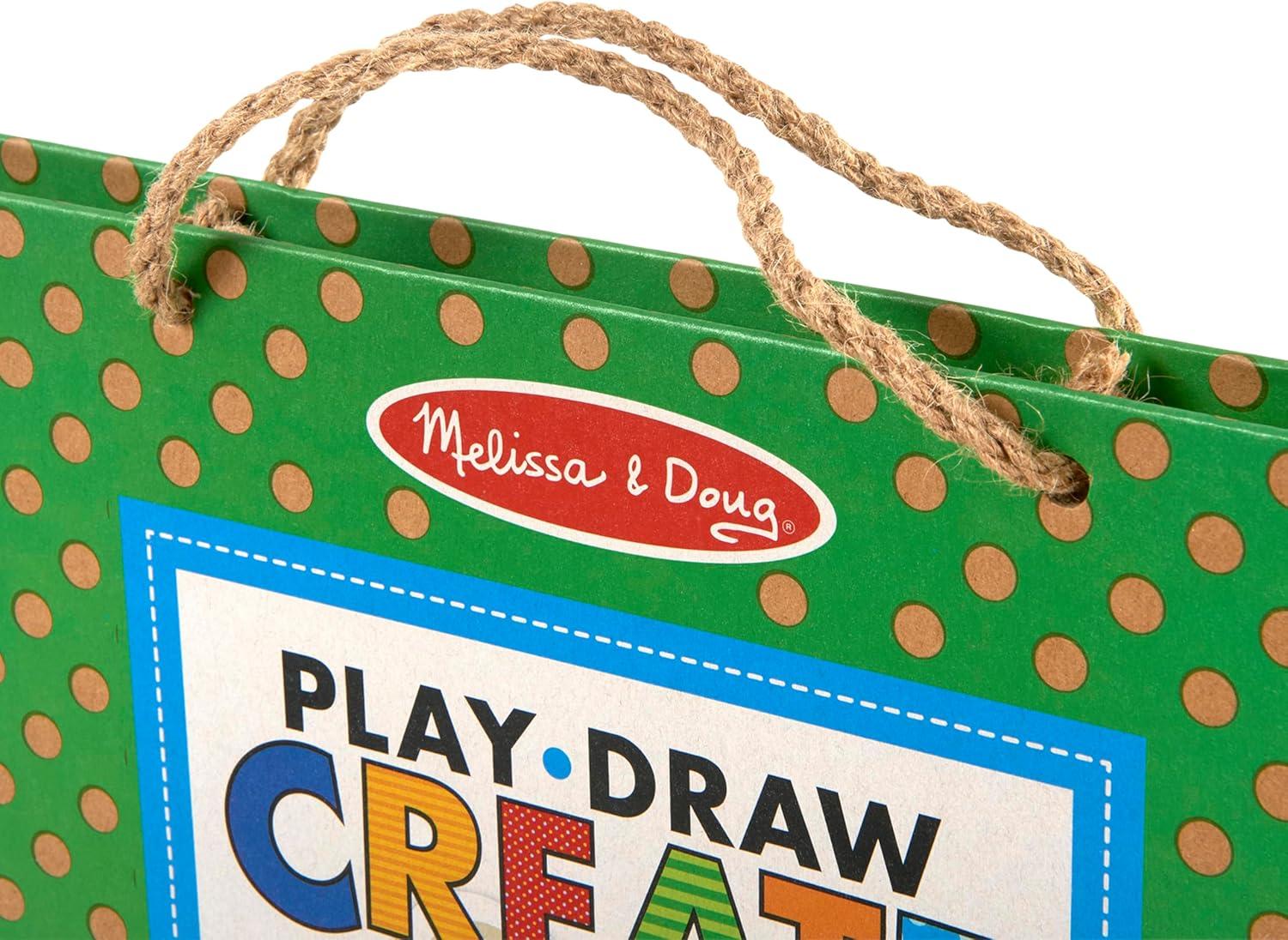 imageMelissa ampamp Doug Natural Play Play Draw Create Reusable Drawing ampamp Magnet Kit  Ocean 42 Magnets 5 DryErase Markers  FSC CertifiedFarm