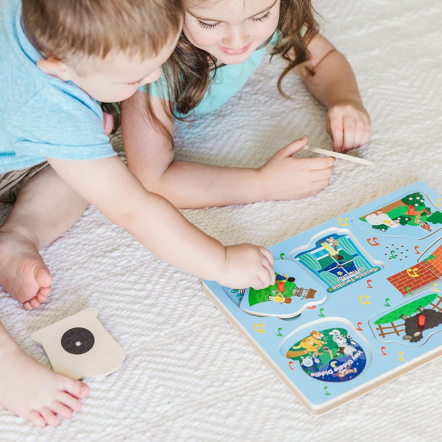 imageMelissa ampamp Doug Nursery Rhymes 2  Sound Puzzle