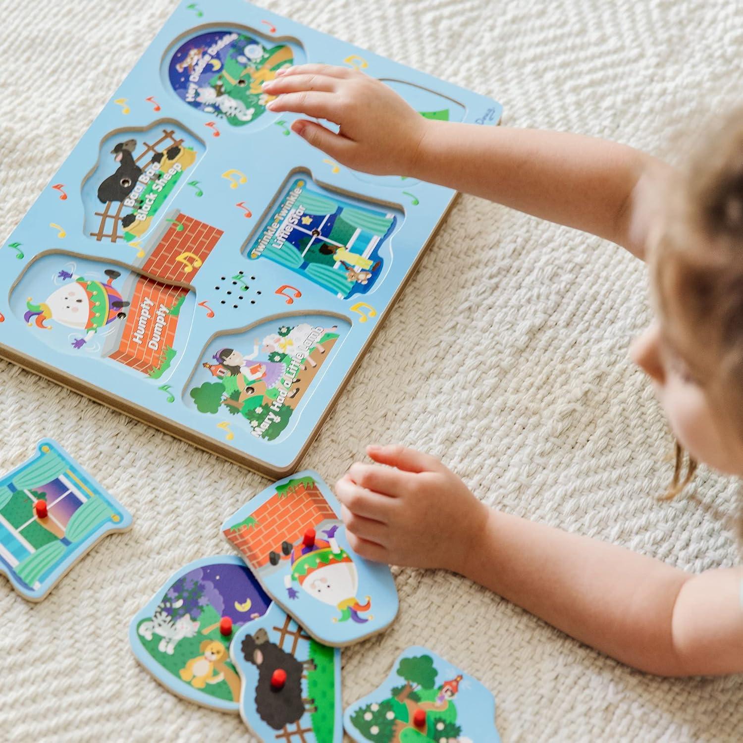 imageMelissa ampamp Doug Nursery Rhymes 2  Sound Puzzle