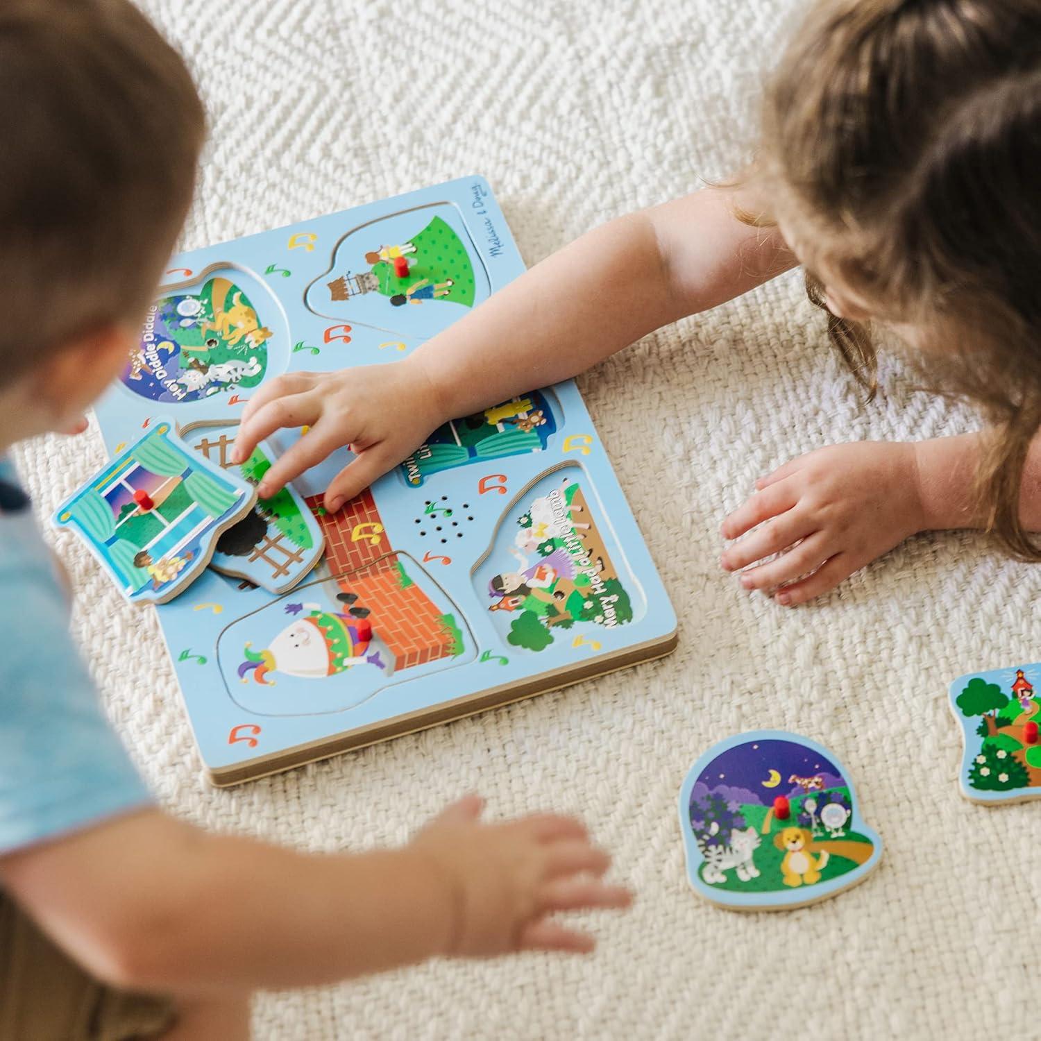 imageMelissa ampamp Doug Nursery Rhymes 2  Sound Puzzle