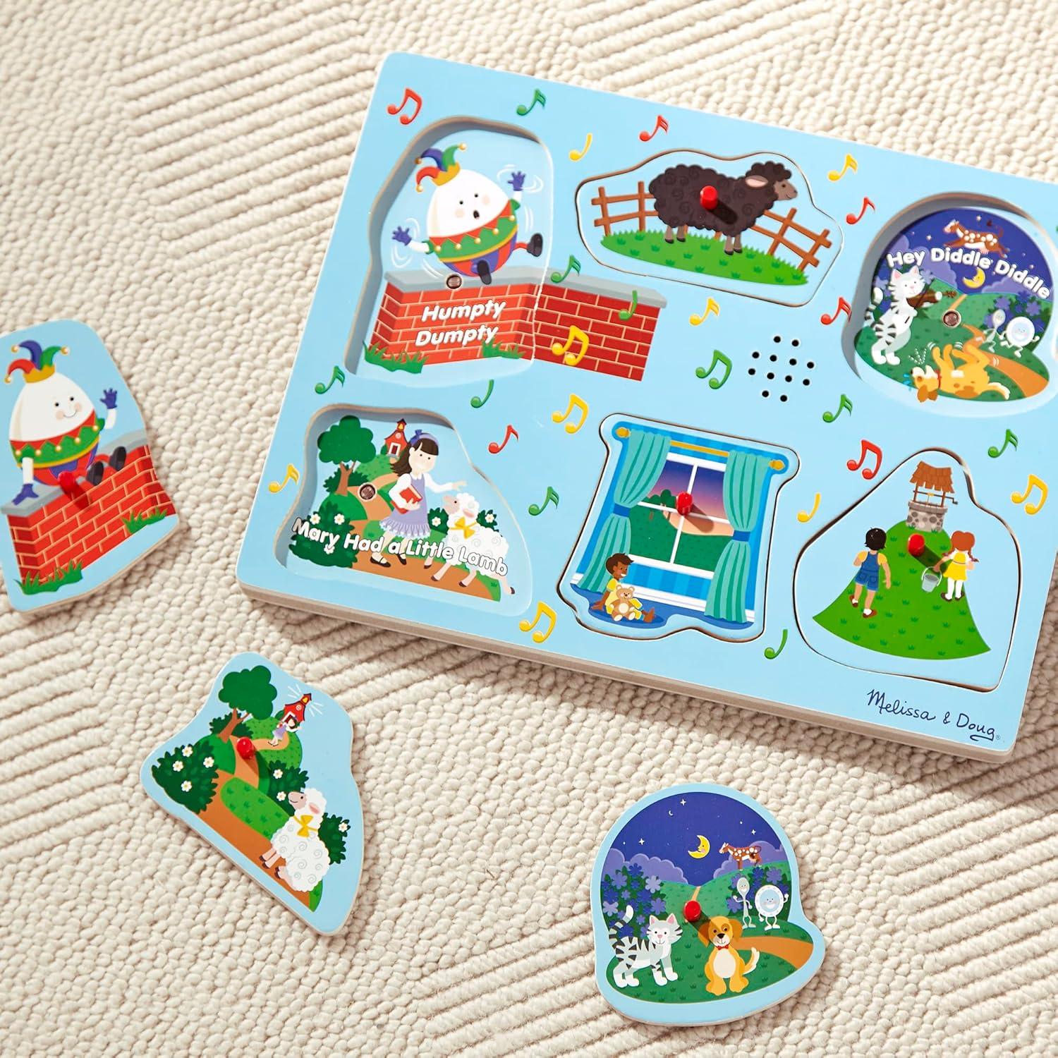 imageMelissa ampamp Doug Nursery Rhymes 2  Sound Puzzle