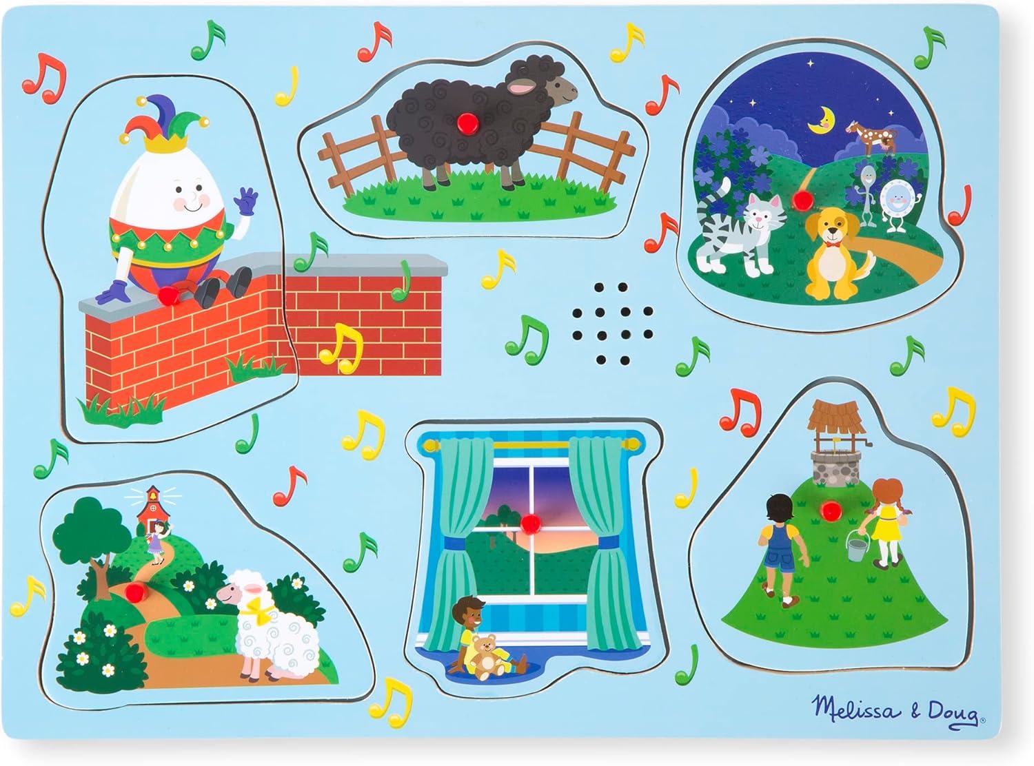 imageMelissa ampamp Doug Nursery Rhymes 2  Sound Puzzle