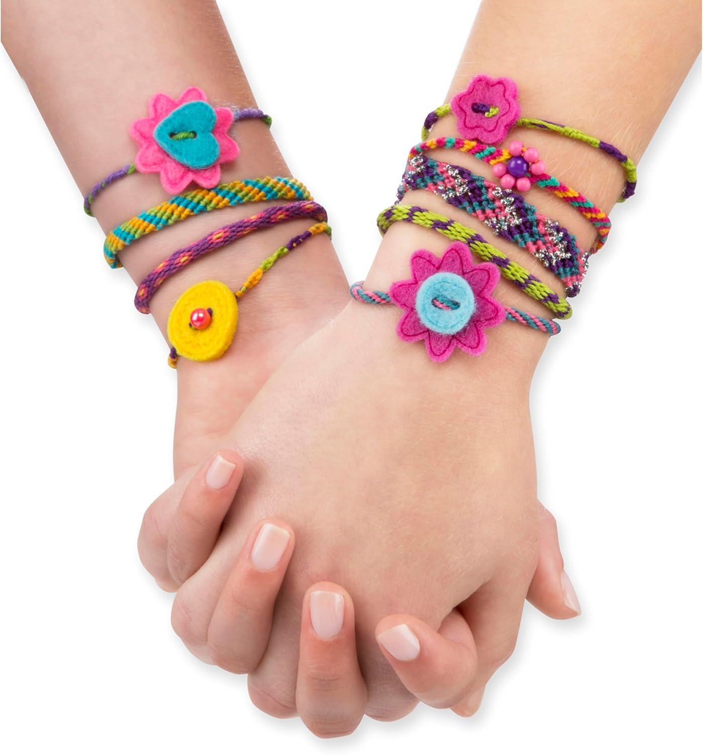 imageMelissa ampamp Doug On The Go Friendship Bracelet Craft Set Makes 10 Bracelets