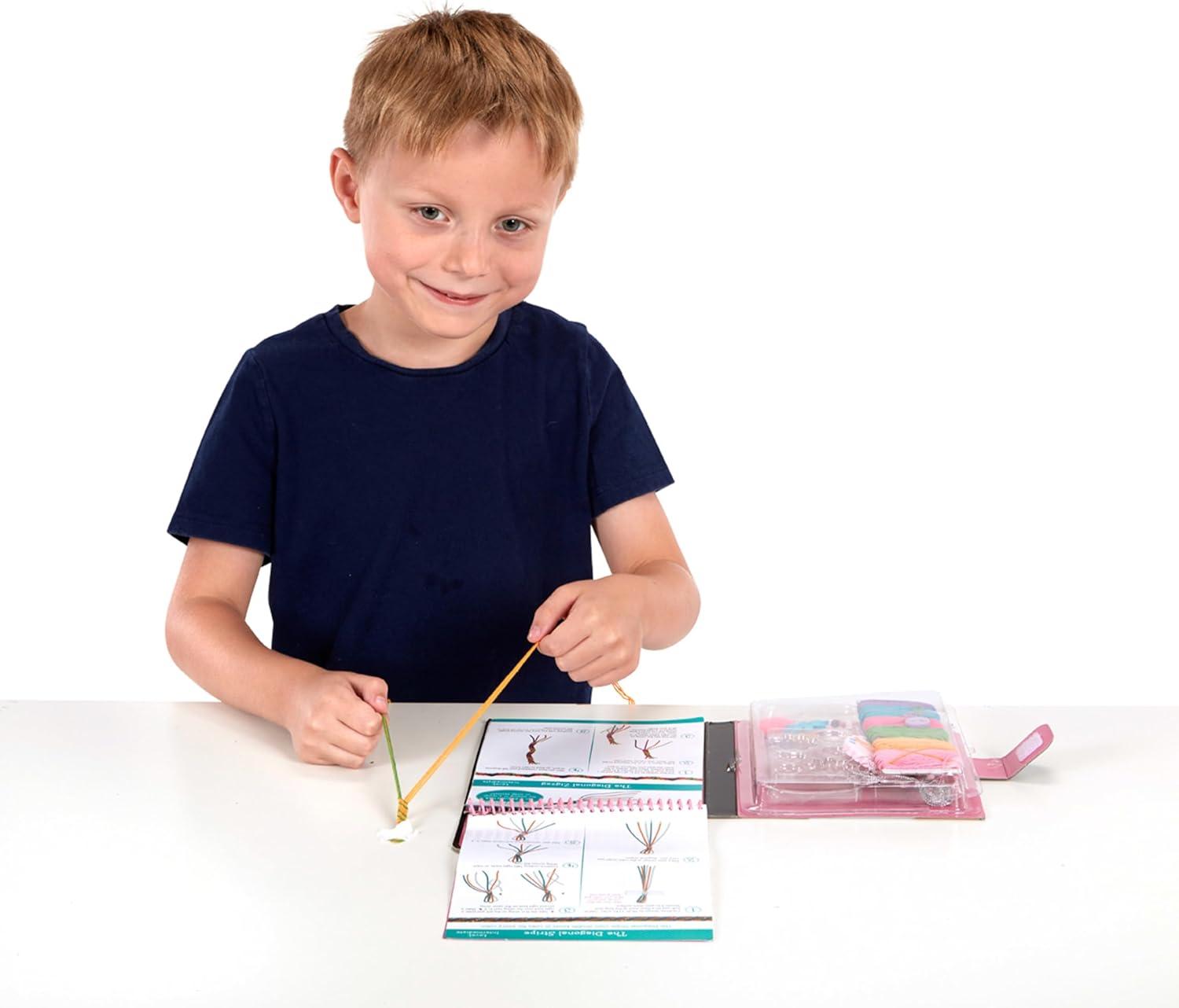imageMelissa ampamp Doug On The Go Friendship Bracelet Craft Set Makes 10 Bracelets