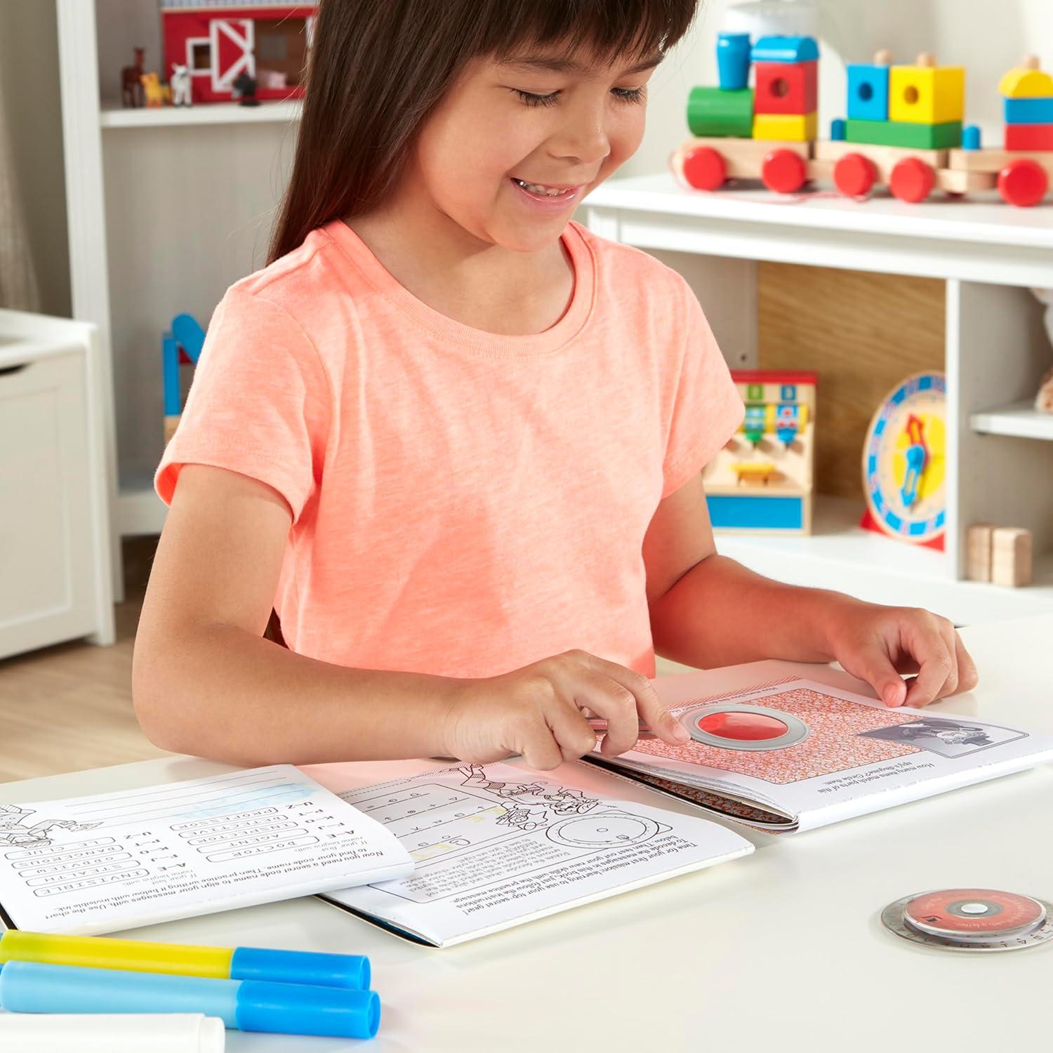 imageMelissa ampamp Doug On The Go Secret Decoder Deluxe Activity Set and Super Sleuth ToyRetail Version