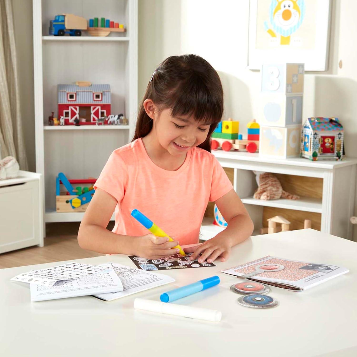 imageMelissa ampamp Doug On The Go Secret Decoder Deluxe Activity Set and Super Sleuth ToyRetail Version