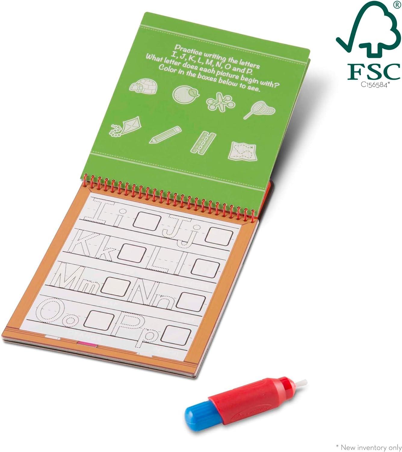 imageMelissa ampamp Doug On The Go Water Wow Reusable WaterReveal Activity Pad  Numbers  FSC CertifiedAlphabet
