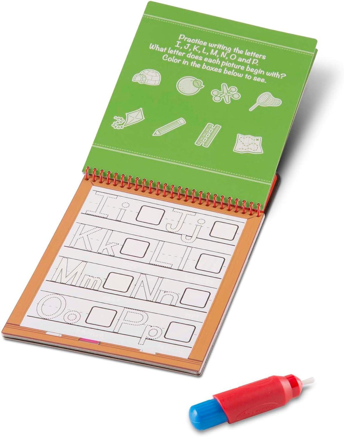 imageMelissa ampamp Doug On The Go Water Wow Reusable WaterReveal Activity Pad  Numbers  FSC CertifiedAlphabet