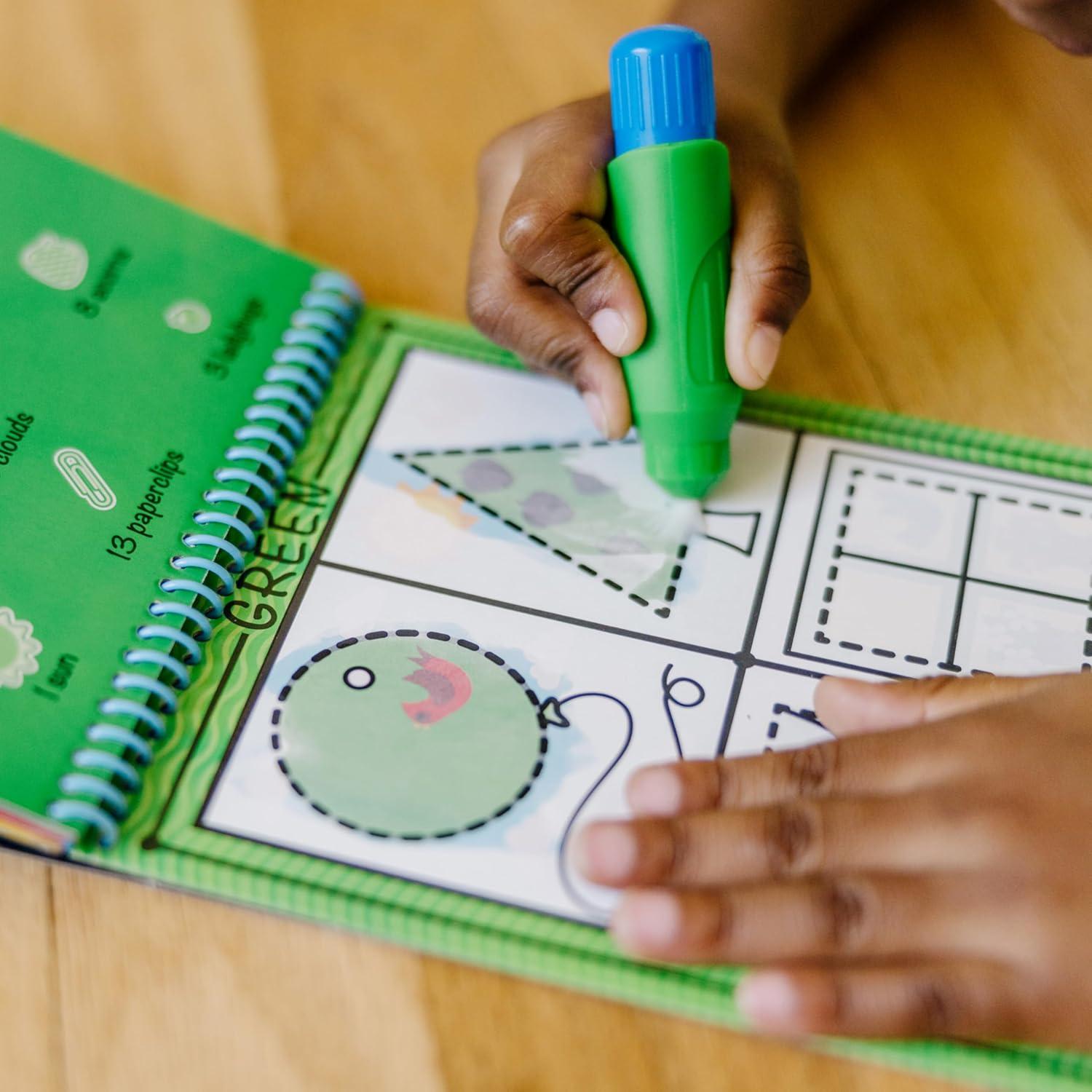 imageMelissa ampamp Doug On The Go Water Wow Reusable WaterReveal Activity Pad  Numbers  FSC CertifiedShapes
