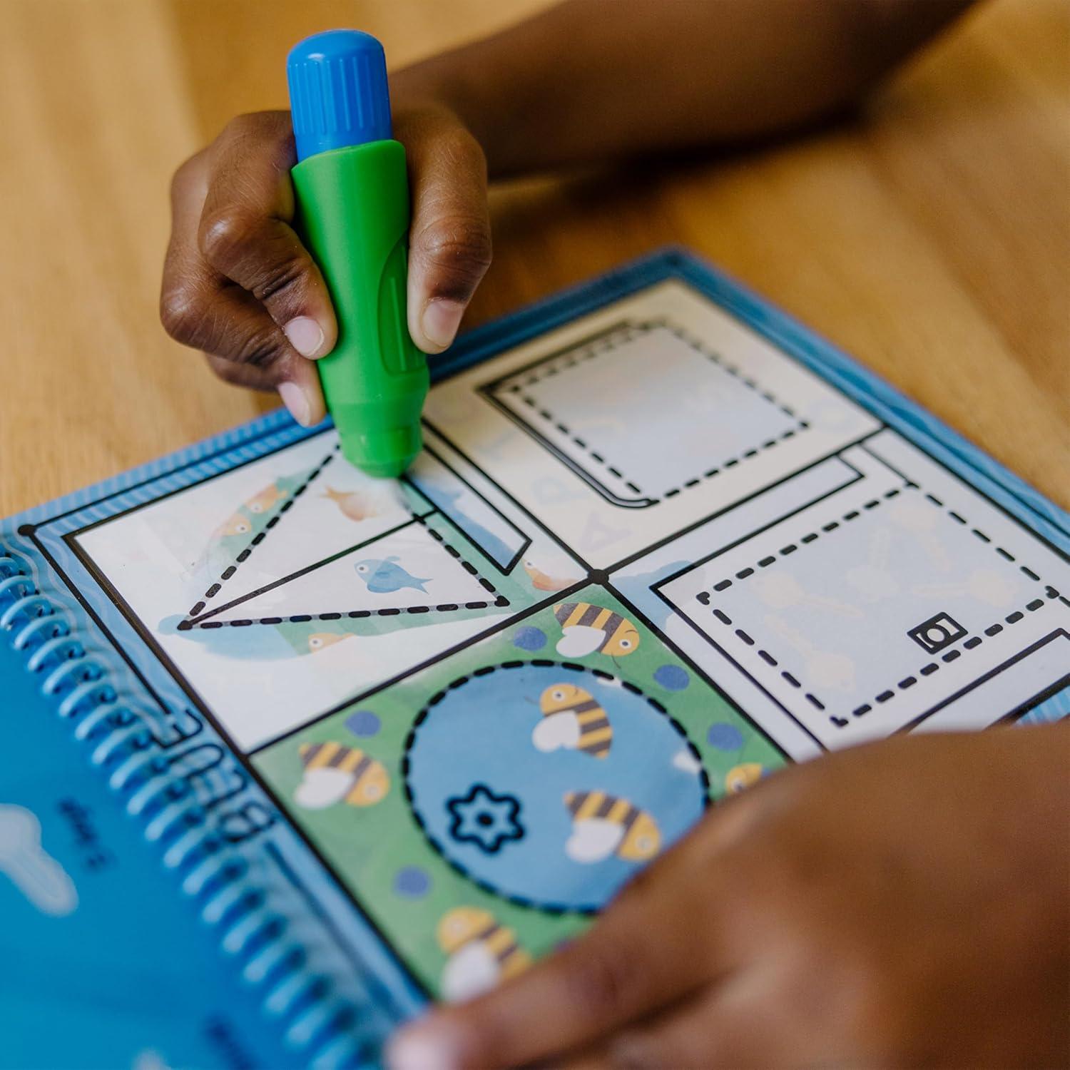 imageMelissa ampamp Doug On The Go Water Wow Reusable WaterReveal Activity Pad  Numbers  FSC CertifiedShapes
