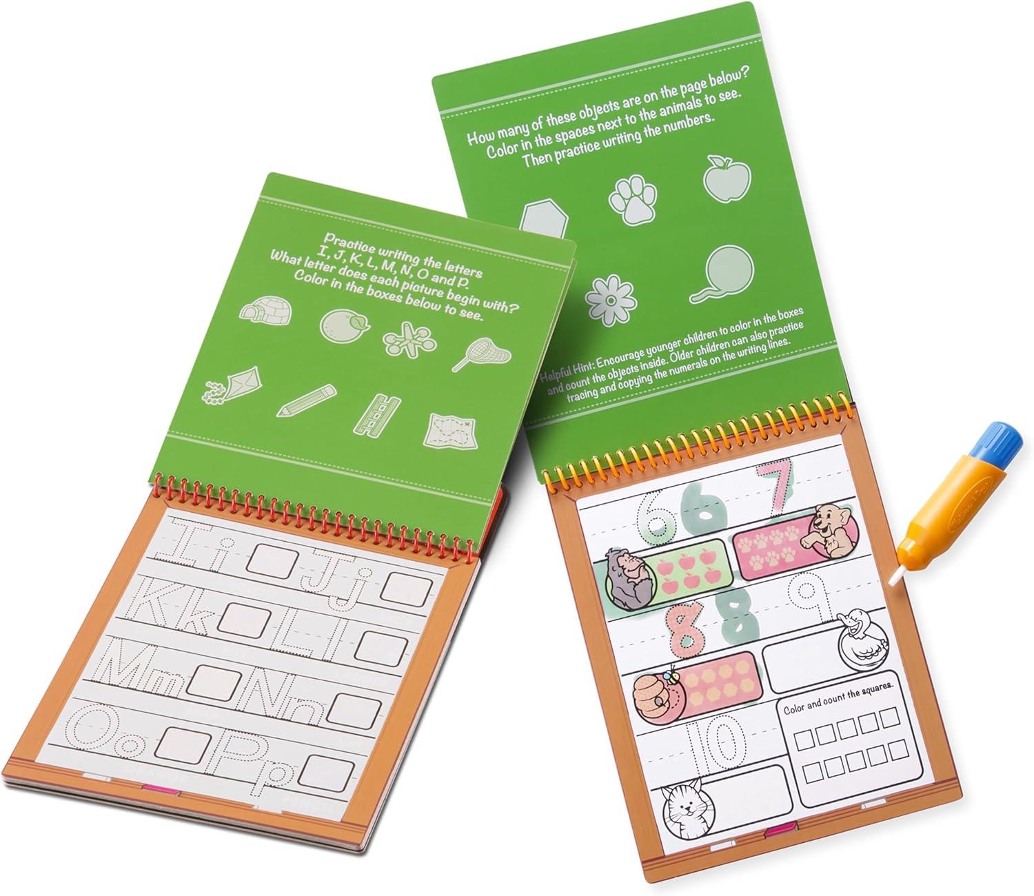 imageMelissa ampamp Doug On The Go Water Wow Reusable WaterReveal Activity Pads 3pk Colors and Shapes Fairy Tales AnimalsBundle Animals  Alphabet  Numbers