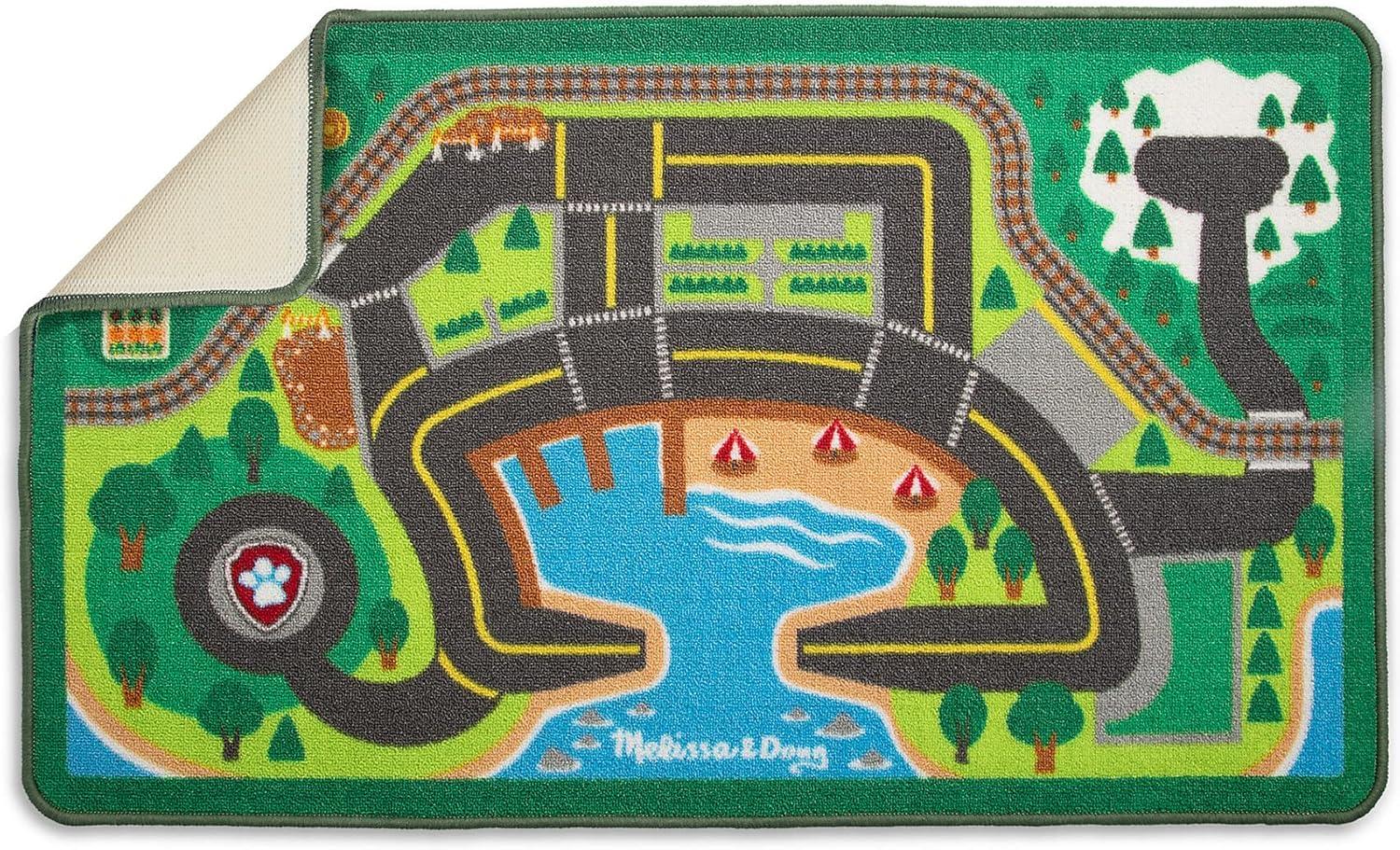 imageMelissa ampamp Doug PAW Patrol Activity Rug  Adventure Bay 22 Pieces
