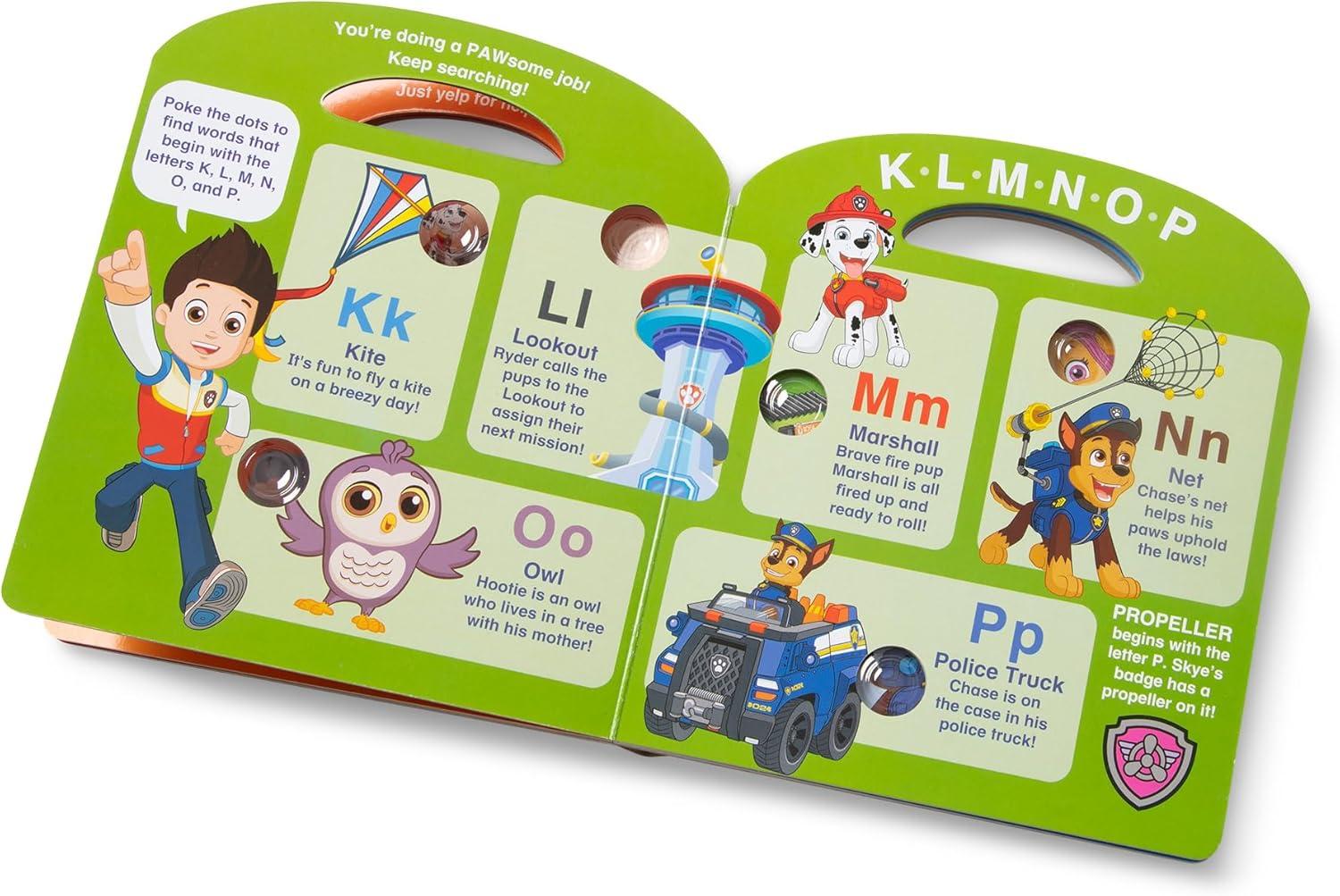 imageMelissa ampamp Doug PAW Patrol Childrens Book  PokeADot Alphabet Adventure