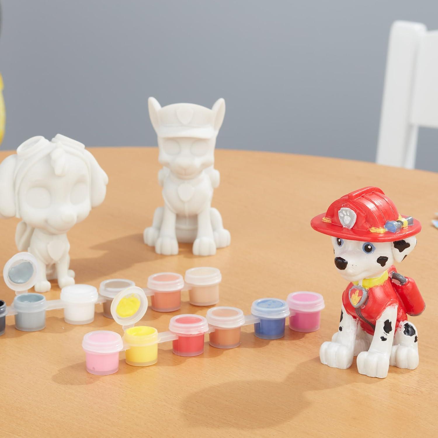 imageMelissa ampamp Doug PAW Patrol Craft Kit  3 Decorate Your Own Pup Figurines for Boys and Girls PAW Patrol Painting Set Activity for Birthday Parties Ages 6