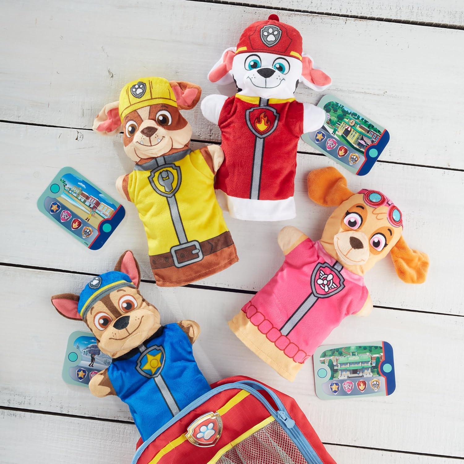 imageMelissa ampamp Doug PAW Patrol Hand Puppets 4 Puppets 4 Cards