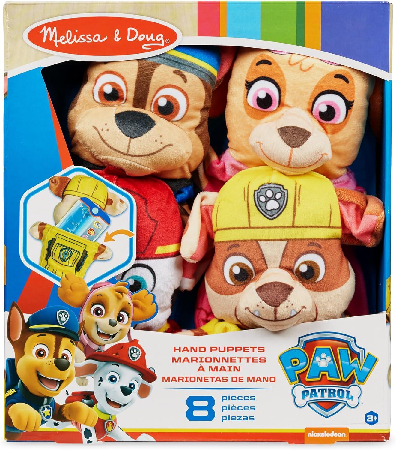 imageMelissa ampamp Doug PAW Patrol Hand Puppets 4 Puppets 4 Cards