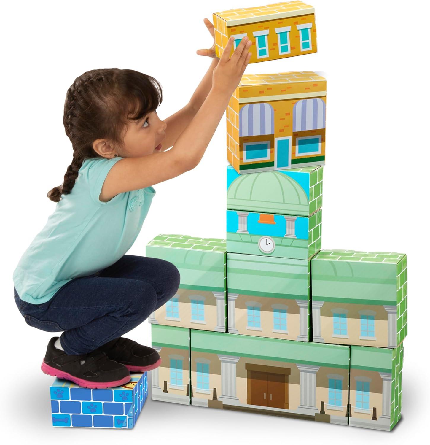imageMelissa ampamp Doug PAW Patrol Jumbo Cardboard Blocks 41 Pieces