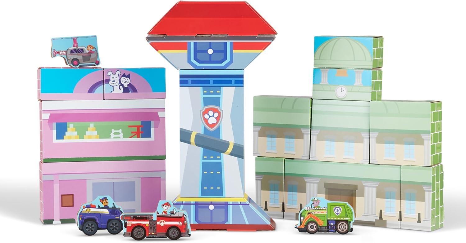 imageMelissa ampamp Doug PAW Patrol Jumbo Cardboard Blocks 41 Pieces