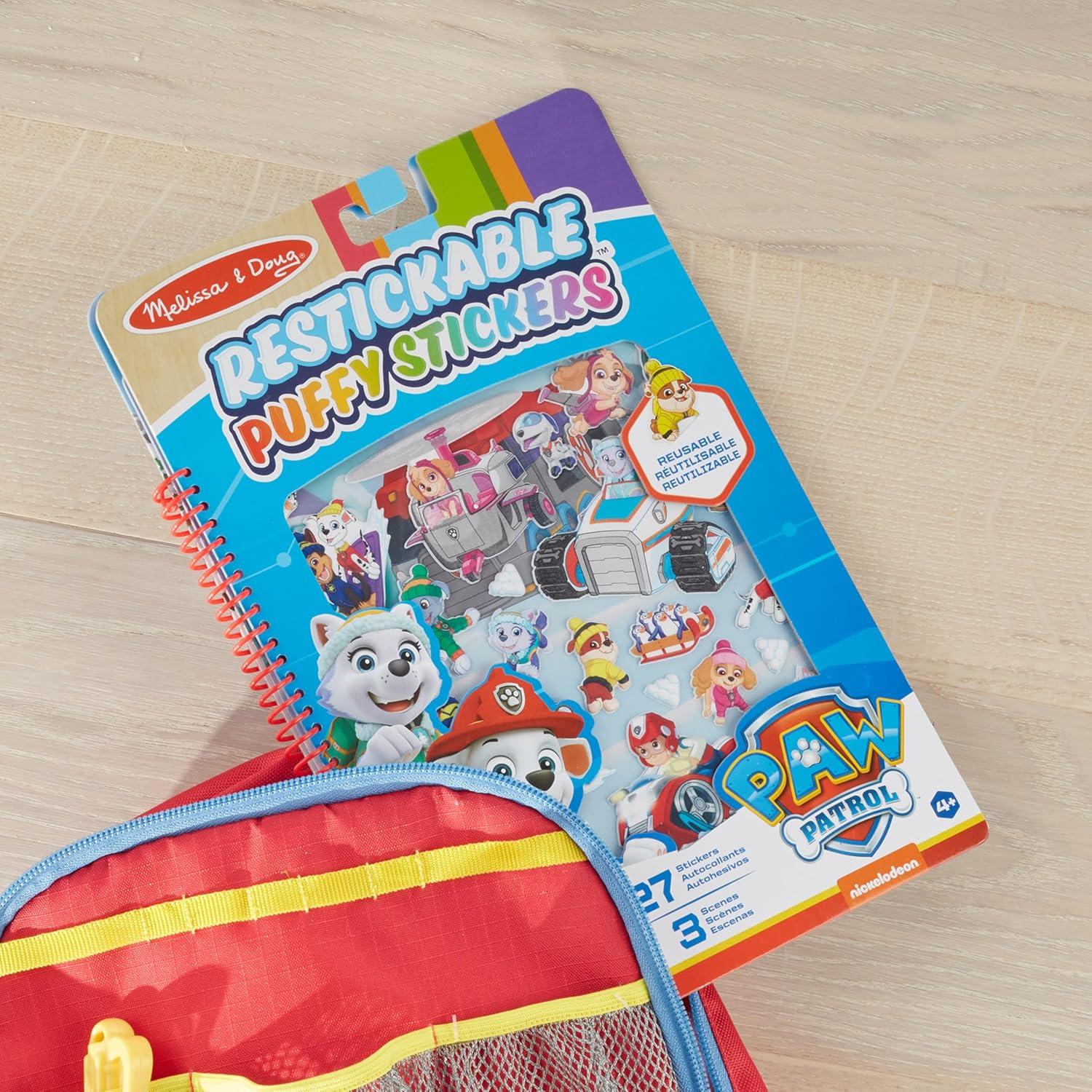 imageMelissa ampamp Doug PAW Patrol Restickable Puffy Stickers 3Pack  Adventure Bay Jakes Mountain JunglePuffy Stickers
