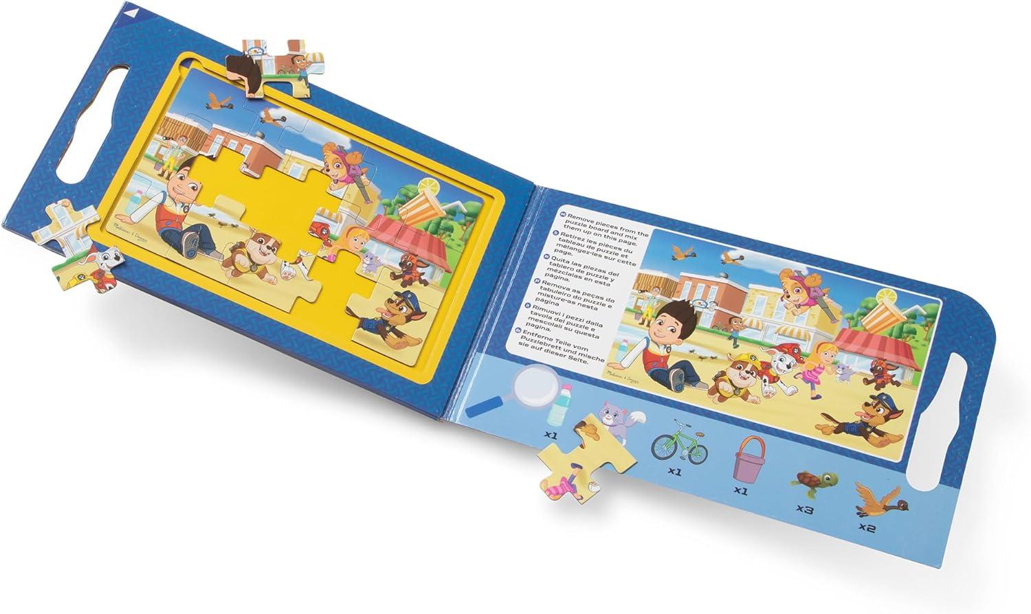 imageMelissa ampamp Doug PAW Patrol TakeAlong Magnetic Jigsaw Puzzles 2 15Piece Puzzles  FSC CertifiedJigsaw Puzzles