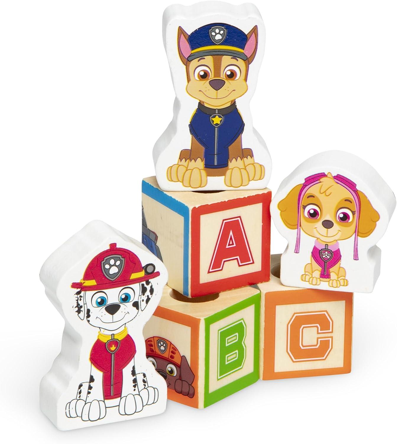 imageMelissa ampamp Doug PAW Patrol Wooden ABC Block Truck 33 PiecesABC Alphabet Truck