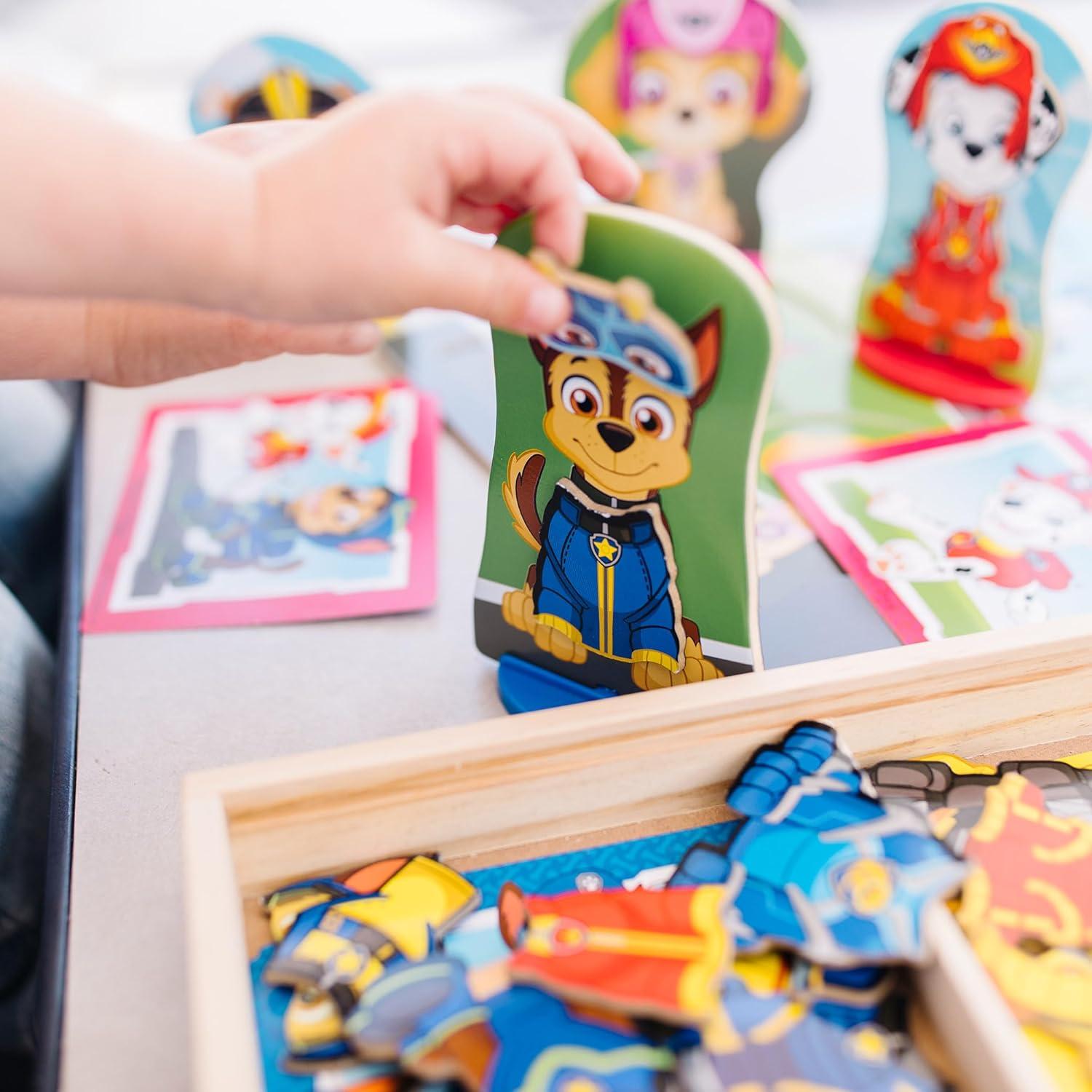 imageMelissa ampamp Doug PAW Patrol Wooden Magnetic Pretend Play 64 Pieces