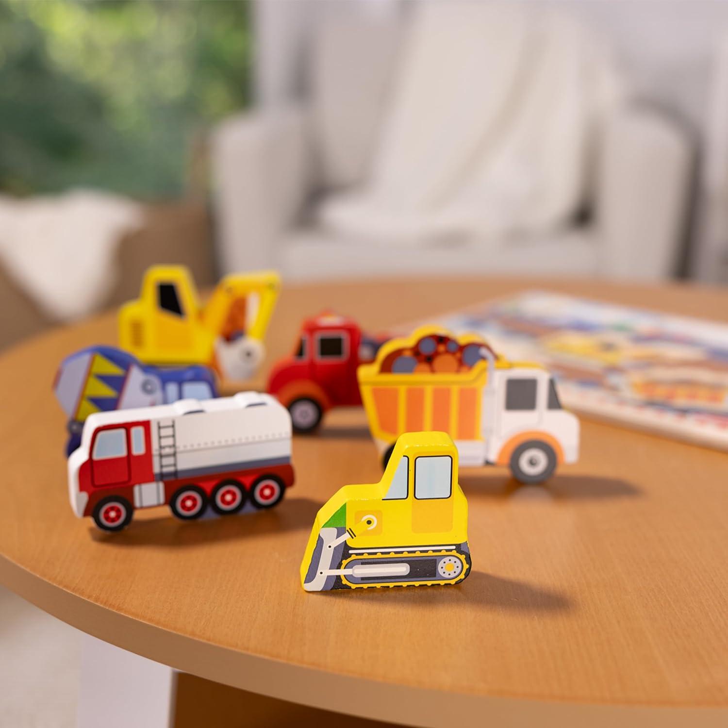imageMelissa ampamp Doug Pets Wooden Chunky Puzzle 8 pcs Educational Screen Free Activity for Toddler Preschoolers and Kids Ages 2English Only