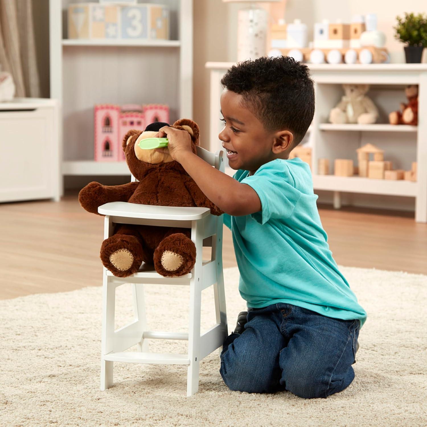 imageMelissa ampamp Doug Play High Chair Pretend Play High Chair Baby Doll Accessories