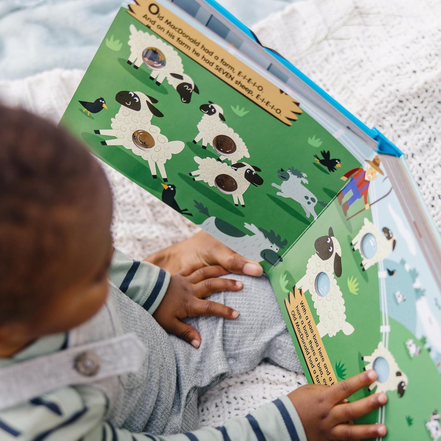 imageMelissa ampamp Doug PokeaDot Old MacDonalds Farm Interactive Childrens Board Book with Buttons to Pop Educational Sensory Toy for Toddlers ampamp Preschoolers Ages 3  FSC Certified1 EA