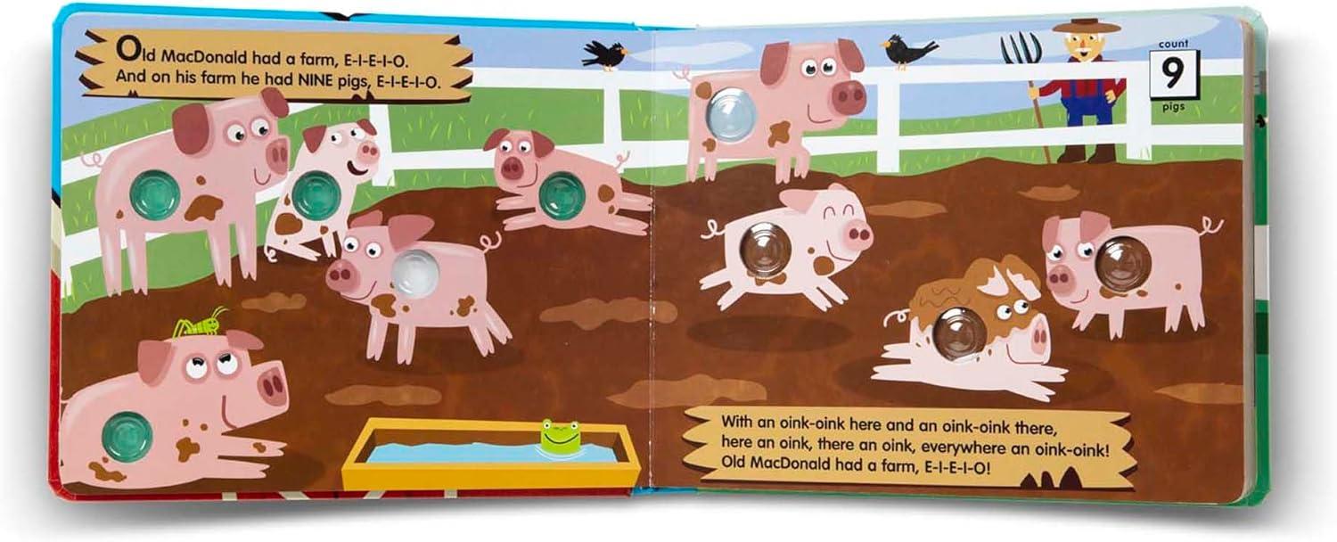 imageMelissa ampamp Doug PokeaDot Old MacDonalds Farm Interactive Childrens Board Book with Buttons to Pop Educational Sensory Toy for Toddlers ampamp Preschoolers Ages 3  FSC Certified1 EA