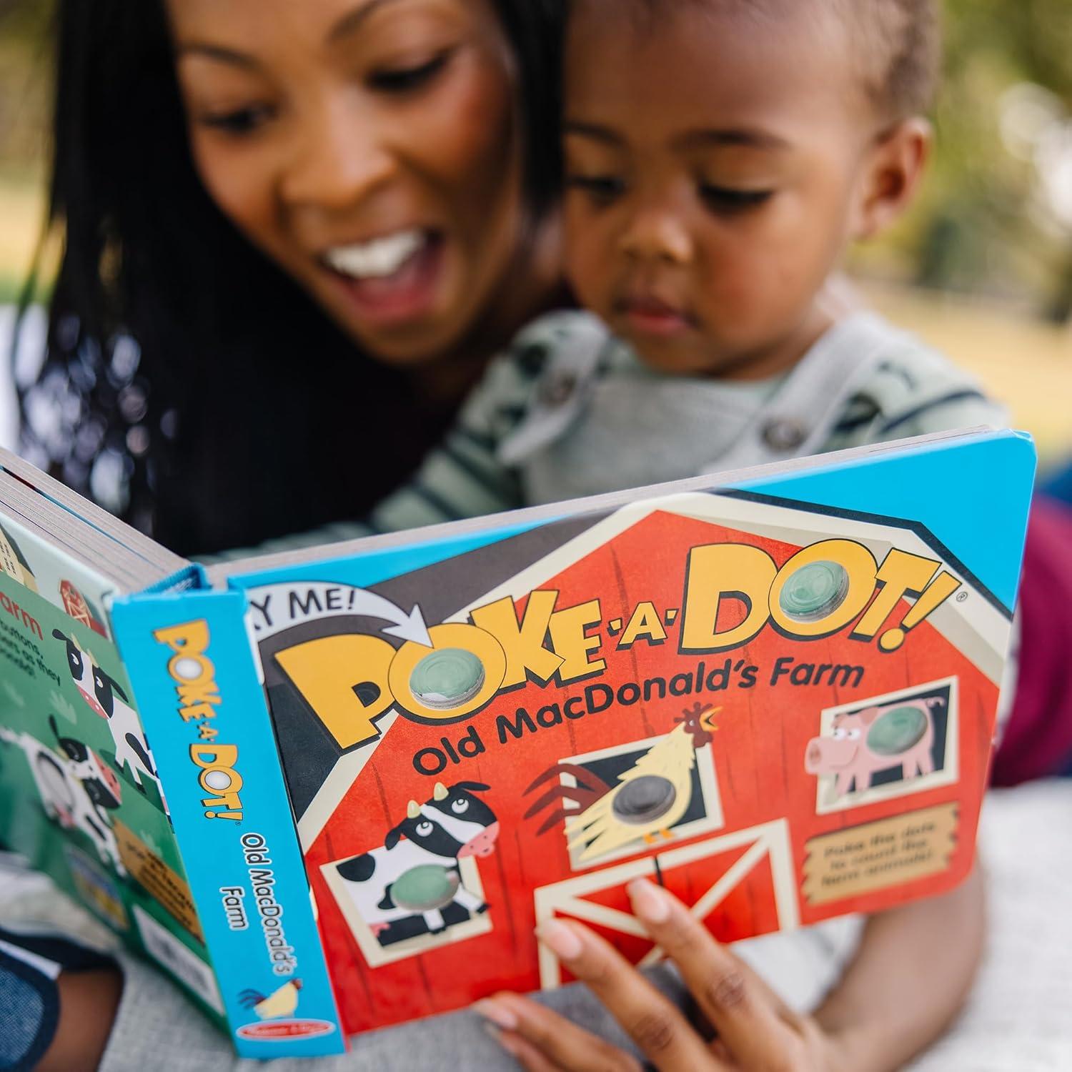 imageMelissa ampamp Doug PokeaDot Old MacDonalds Farm Interactive Childrens Board Book with Buttons to Pop Educational Sensory Toy for Toddlers ampamp Preschoolers Ages 3  FSC Certified1 EA
